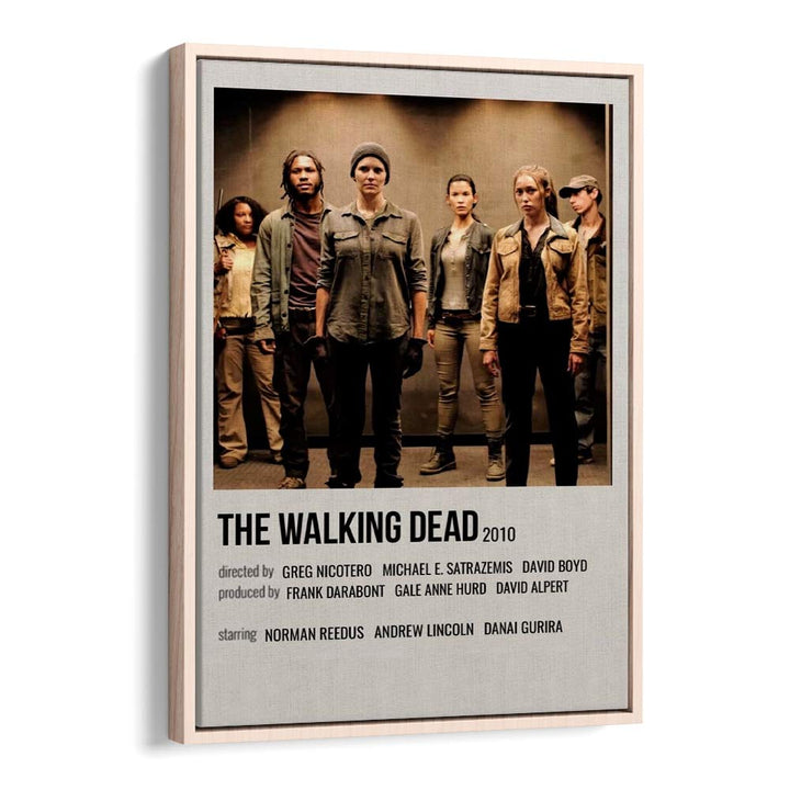 The Walking Dead 2010 I Movie Posters in Oak Wood Floater Frame