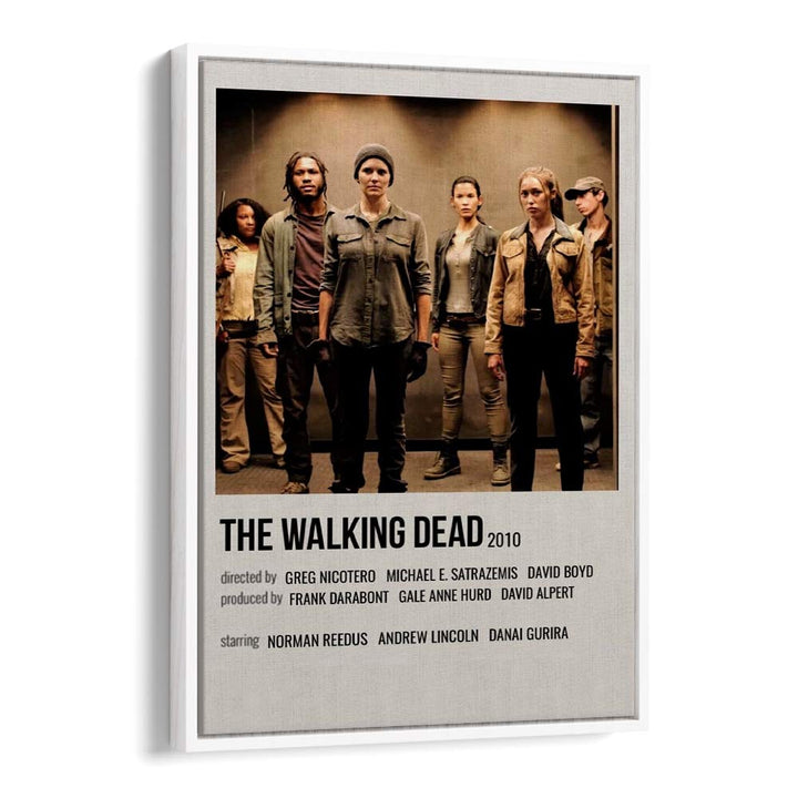 The Walking Dead 2010 I Movie Posters in White Floater Frame