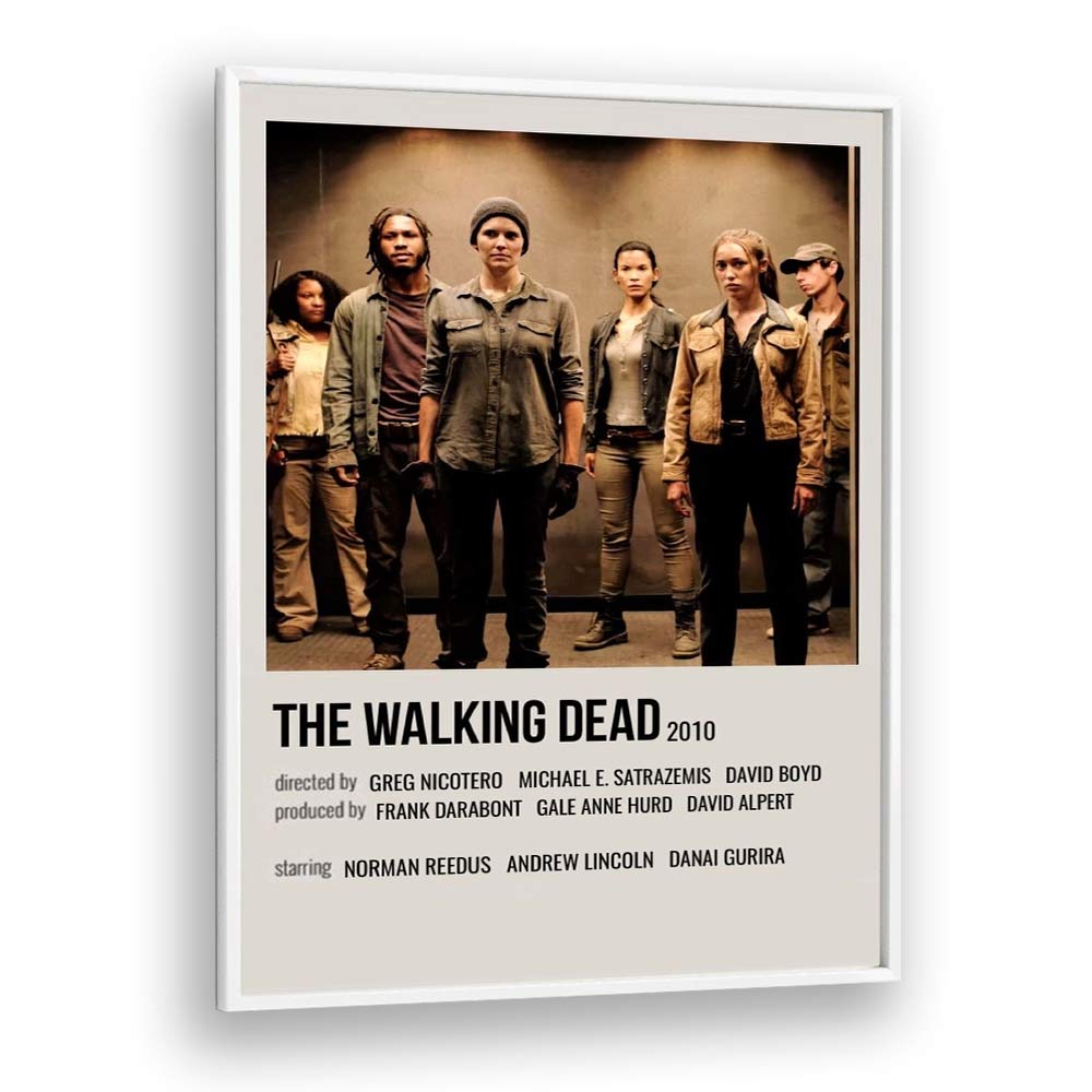 The Walking Dead 2010 I Movie Posters in White Plain Frame