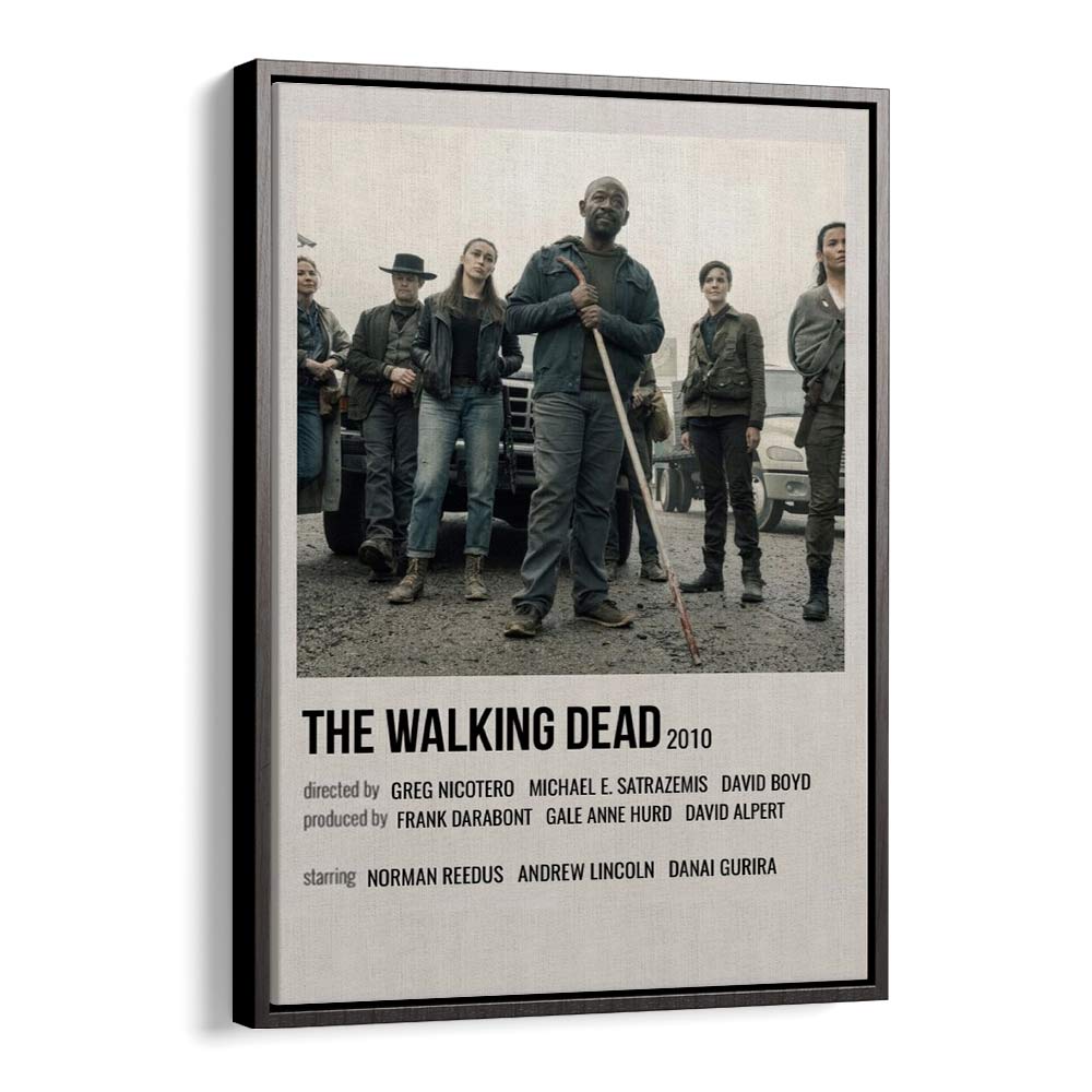 The Walking Dead 2010 II Movie Posters in Black Floater Frame