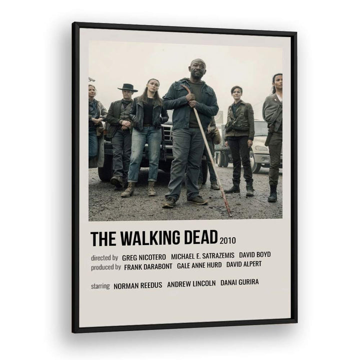 The Walking Dead 2010 II Movie Posters in Black Plain Frame