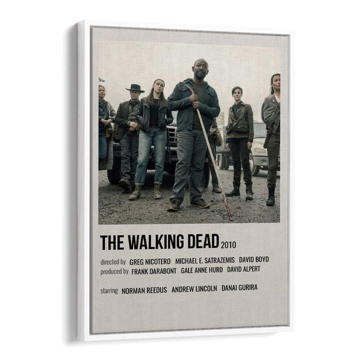 The Walking Dead 2010 II Movie Posters in White Floater Frame