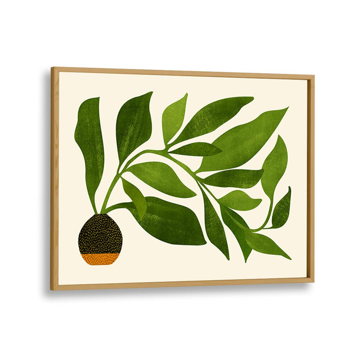 The Wanderer by Kristian Gallagher Botanical Flower Paintings Floral Paintings in Oak Wood Plain Frame