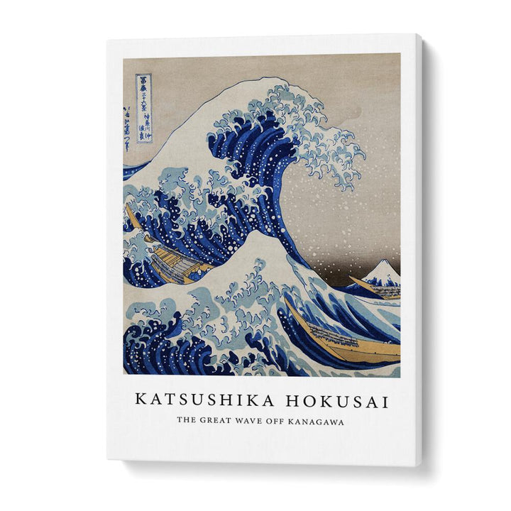 The Wave Off Kanagawa (1830-1833) By Katsushika Hokusai Japanese Paintings in Gallery Wrap