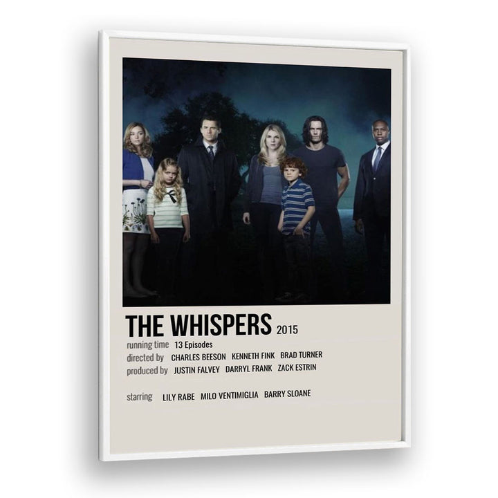 The Whispers 2015 Movie Posters in White Plain Frame