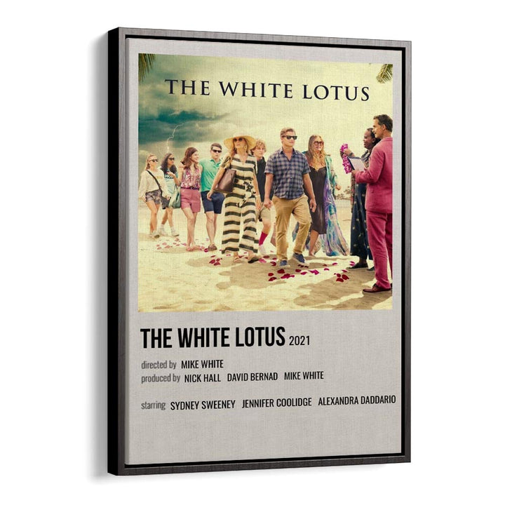 The White Lotus 2021 Movie Posters in Black Floater Frame