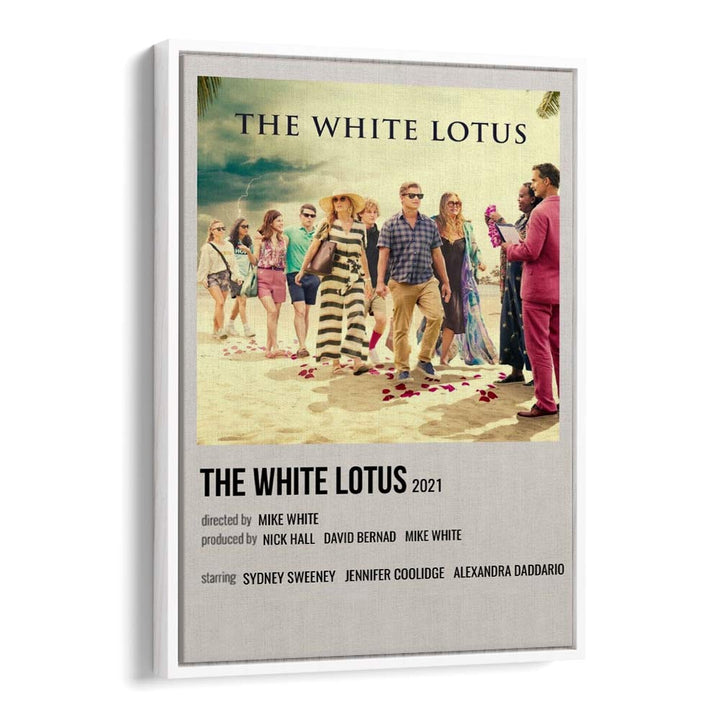 The White Lotus 2021 Movie Posters in White Floater Frame