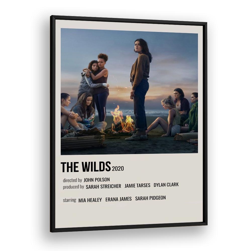 The Wilds 2020 Movie Posters in Black Plain Frame