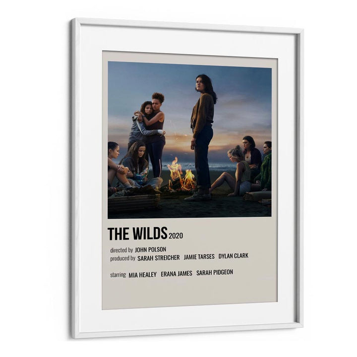 The Wilds 2020 Movie Posters in White Frame With Mount