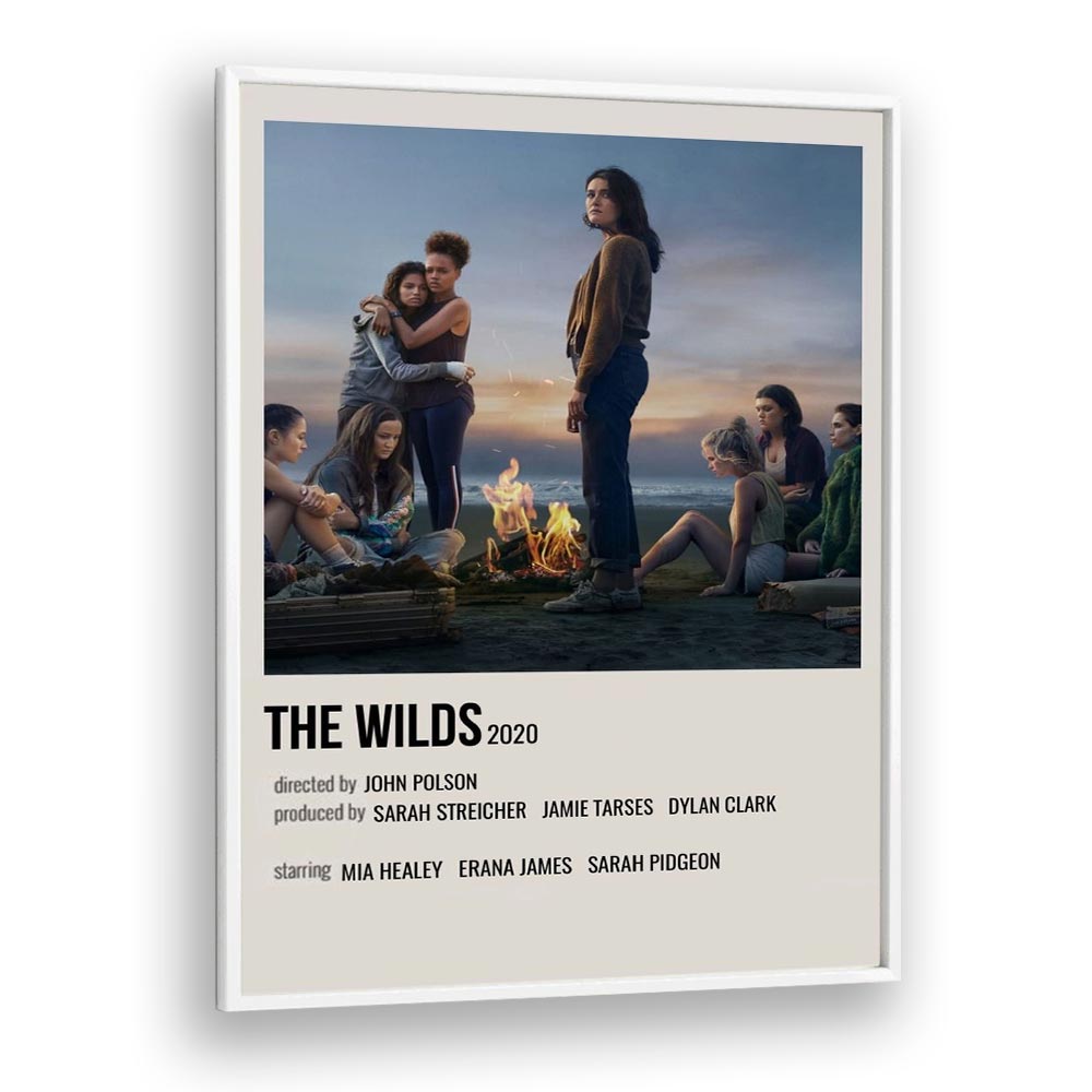 The Wilds 2020 Movie Posters in White Plain Frame