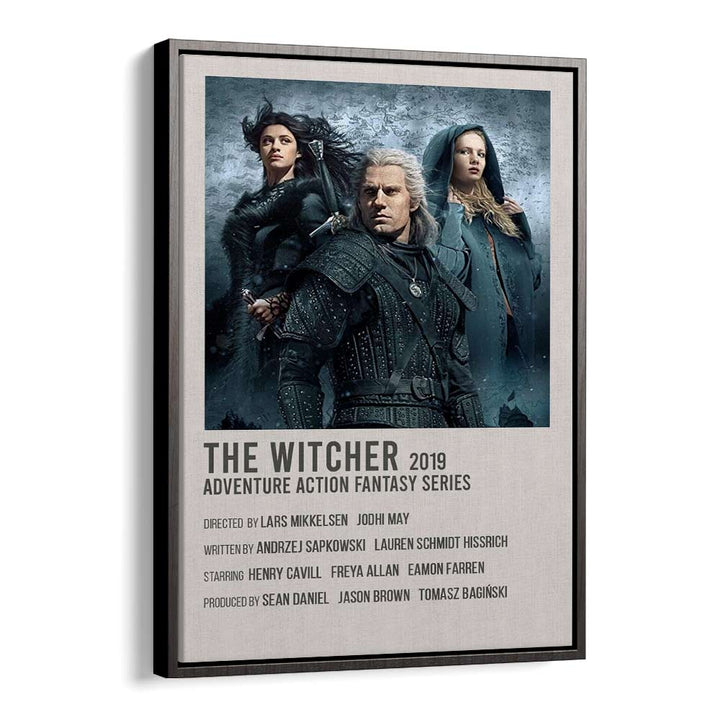 The Witcher 2019 Movie Posters in Black Floater Frame