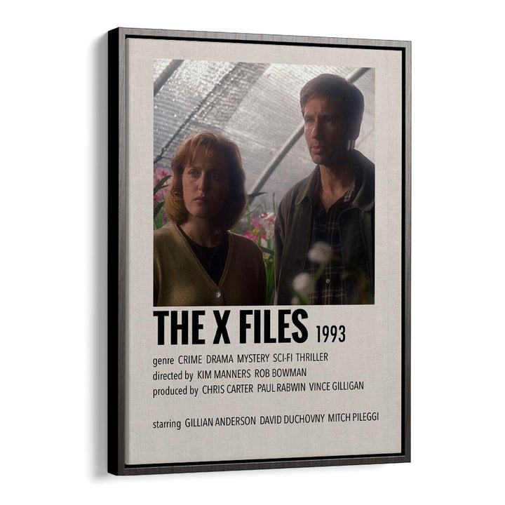 The X Files 1993 Movie Posters in Black Floater Frame