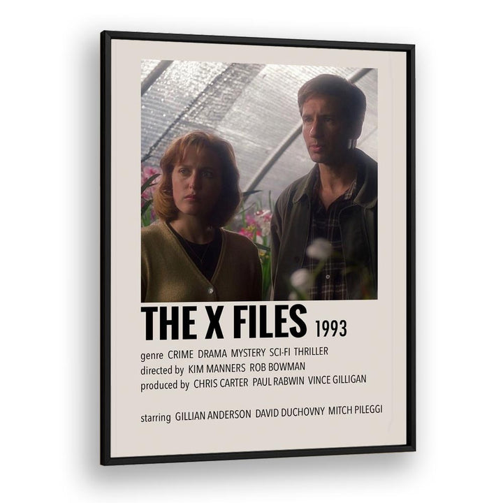 The X Files 1993 Movie Posters in Black Plain Frame