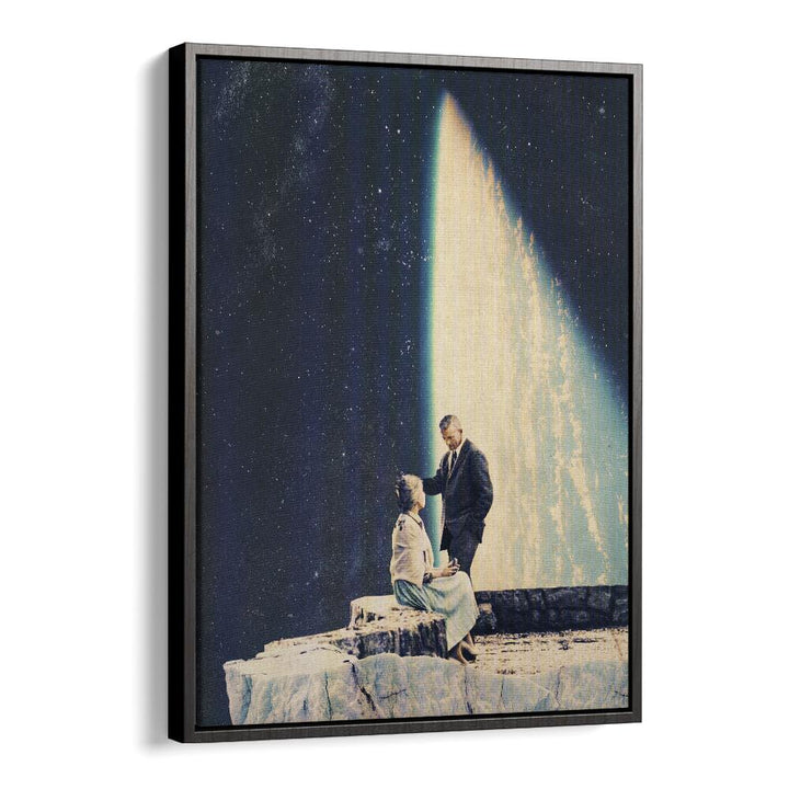 This Love By Frank Moth Surreal Art Prints Surrealism in Black Floater Frame