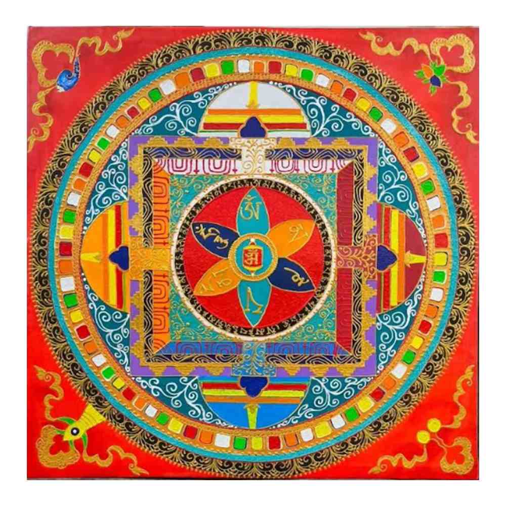 TIBETAN MANDALA , HANDMADE ARTWORKS