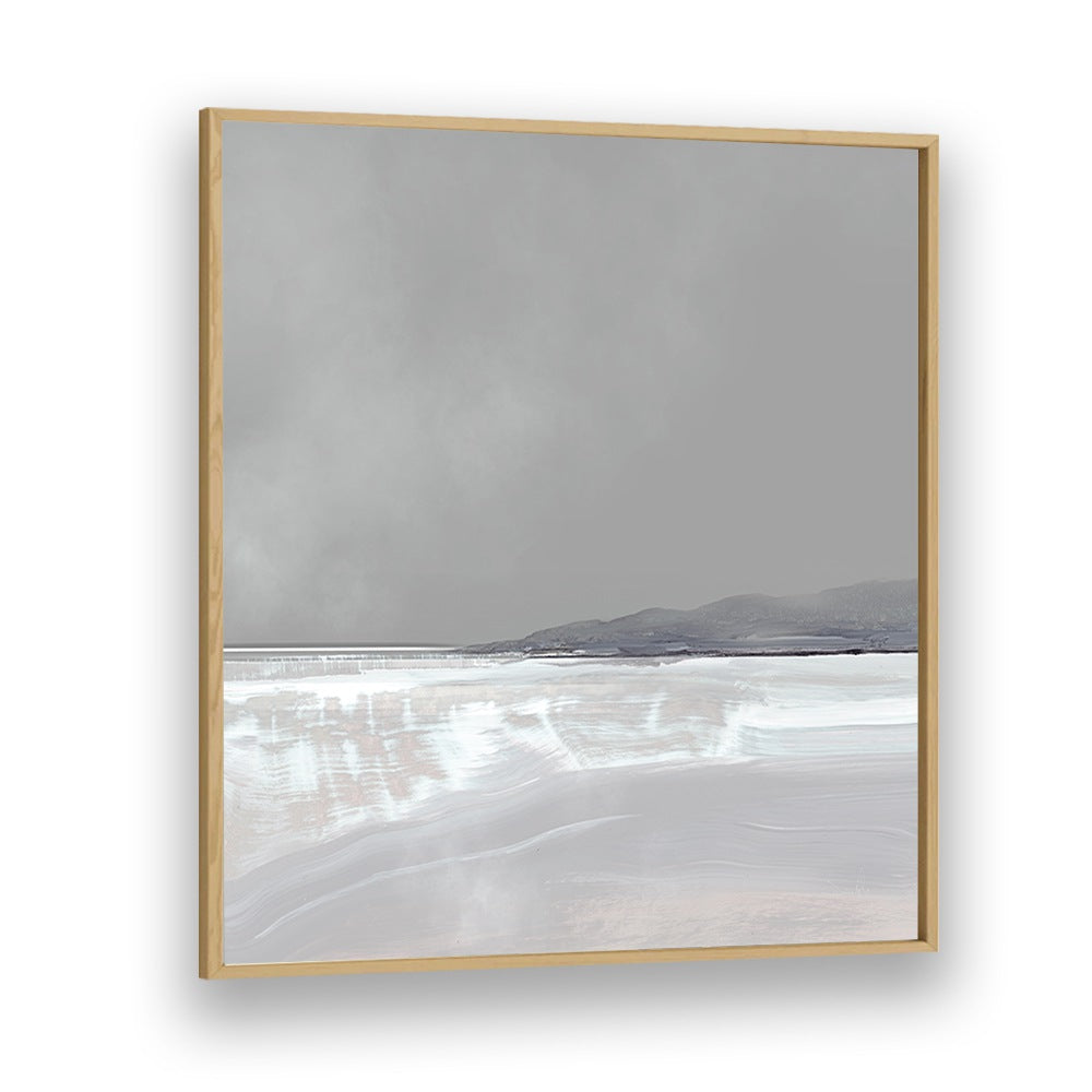 Tides By Dan Hobday Abstract Art Abstract Paintings in Oak Wood Plain Frame