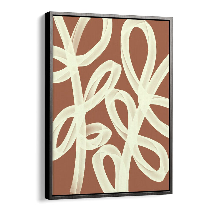 Ties by Yopie Studio Abstract Paintings Abstract Art Prints in Black Floater Frame