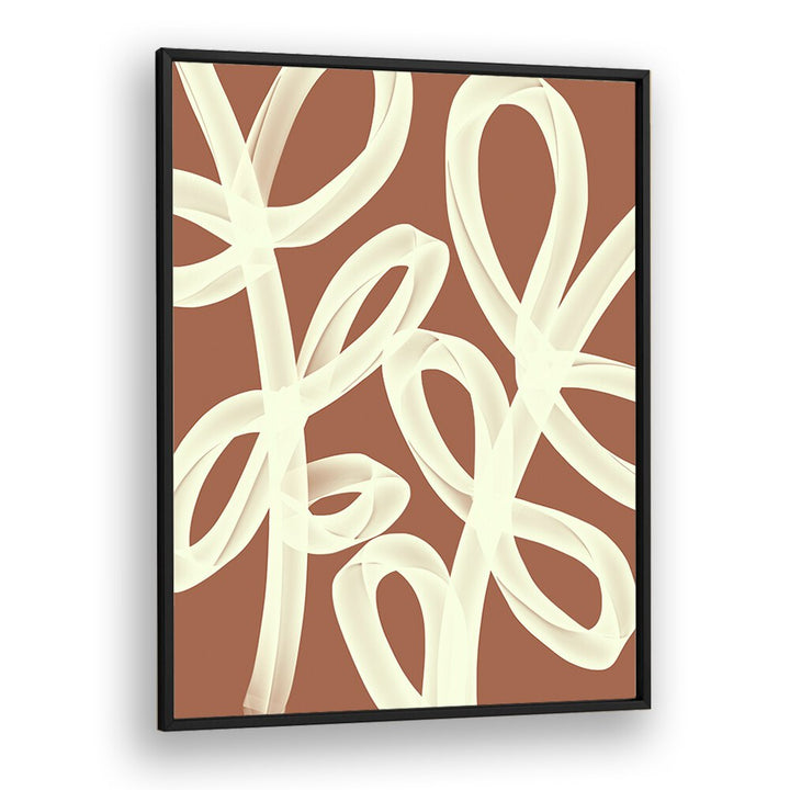 Ties by Yopie Studio Abstract Paintings Abstract Art Prints in Black Plain Frame