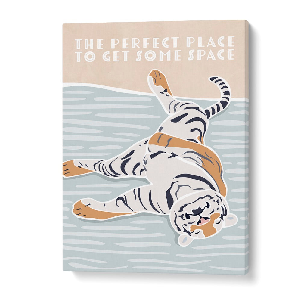 Tiger Typography Kids Quote By Sarah Manovski Kids Art Paintings in Gallery Wrap