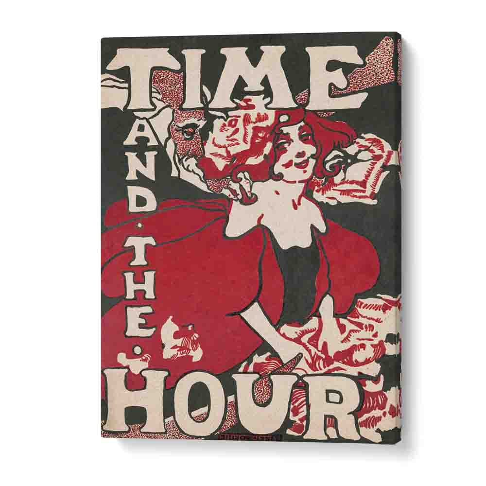 Time And The Hour 1895 By Ethel Reed Vintage Paintings in Gallery Wrap