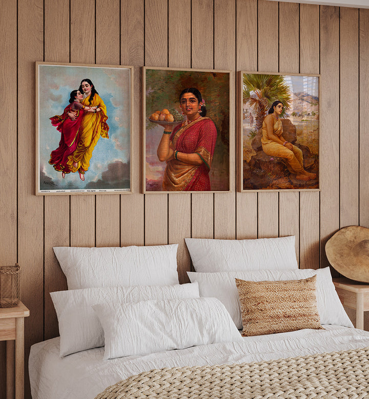 TIMELESS RAGAS II , SET OF 3 PAINTINGS