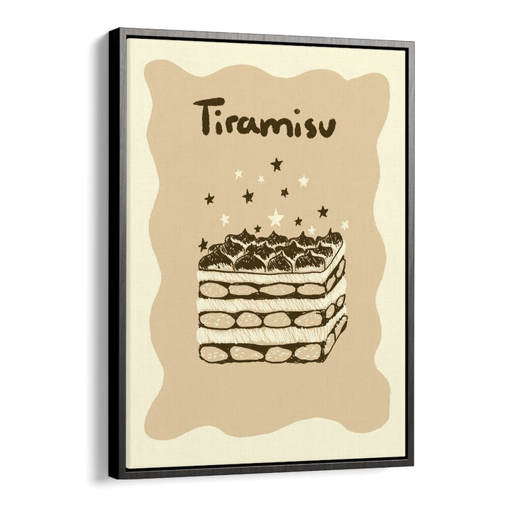 Tiramisu by Studio Dolci Kitchen Posters in Black Floater Frame