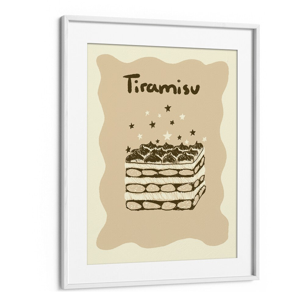 Tiramisu by Studio Dolci Kitchen Posters in White Frame With Mount