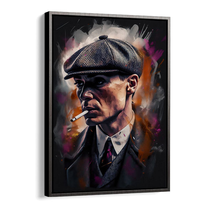 Tommy Shelby Art Movie Posters in Black Floater Frame