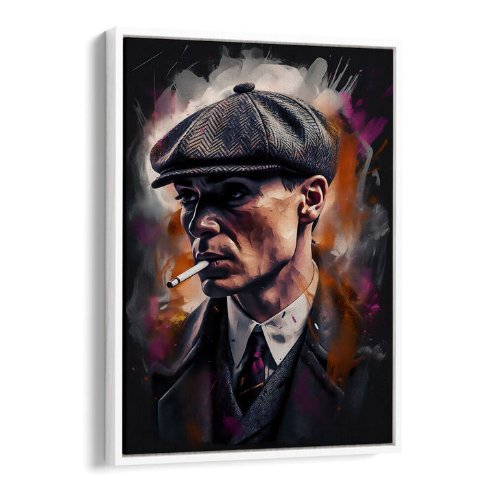 Tommy Shelby Art Movie Posters in White Floater Frame