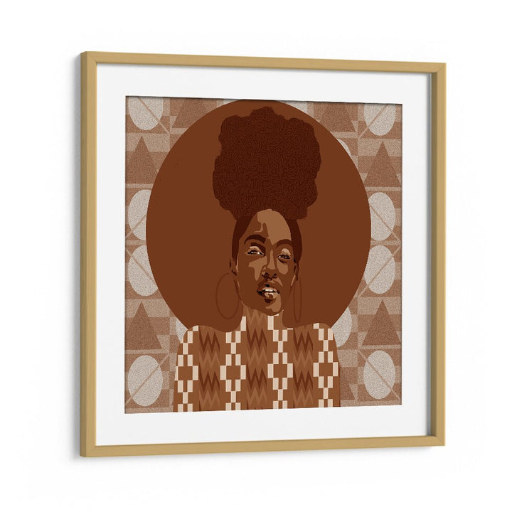 Tone By Lynnda Rakos By Lynnda Rakos Pop Art Paintings Pop Art Prints in Oak Wood Frame With Mount