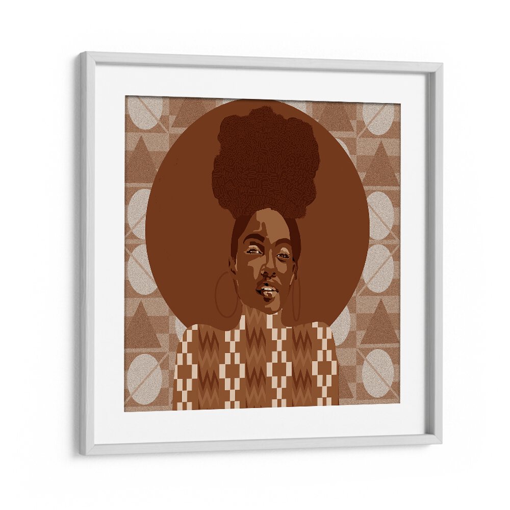 Tone By Lynnda Rakos By Lynnda Rakos Pop Art Paintings Pop Art Prints in White Frame With Mount