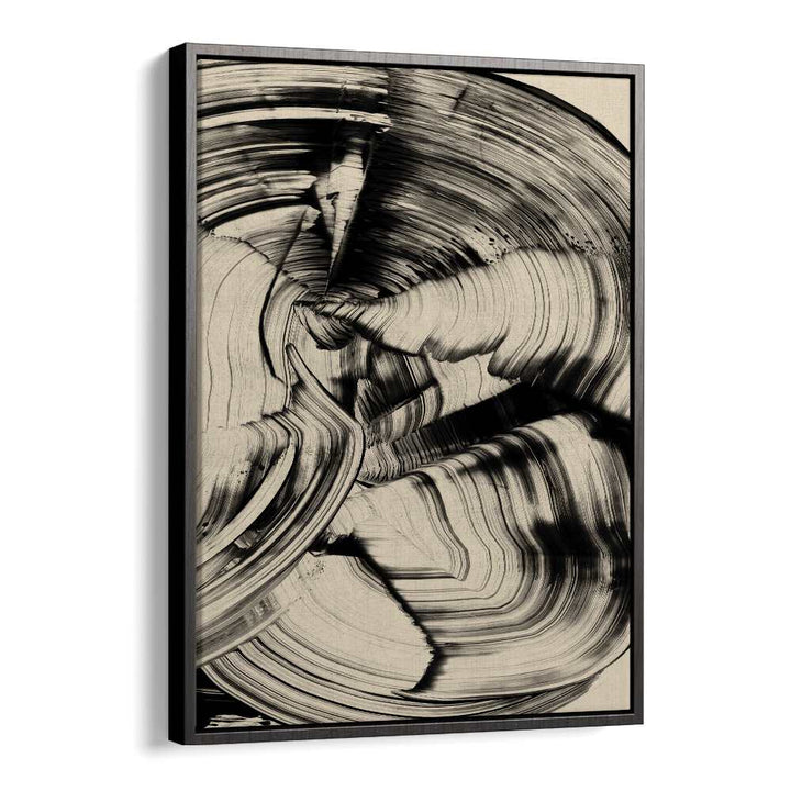 Tornado By Dan Hobday Abstract Art Abstract Paintings in Black Floater Frame