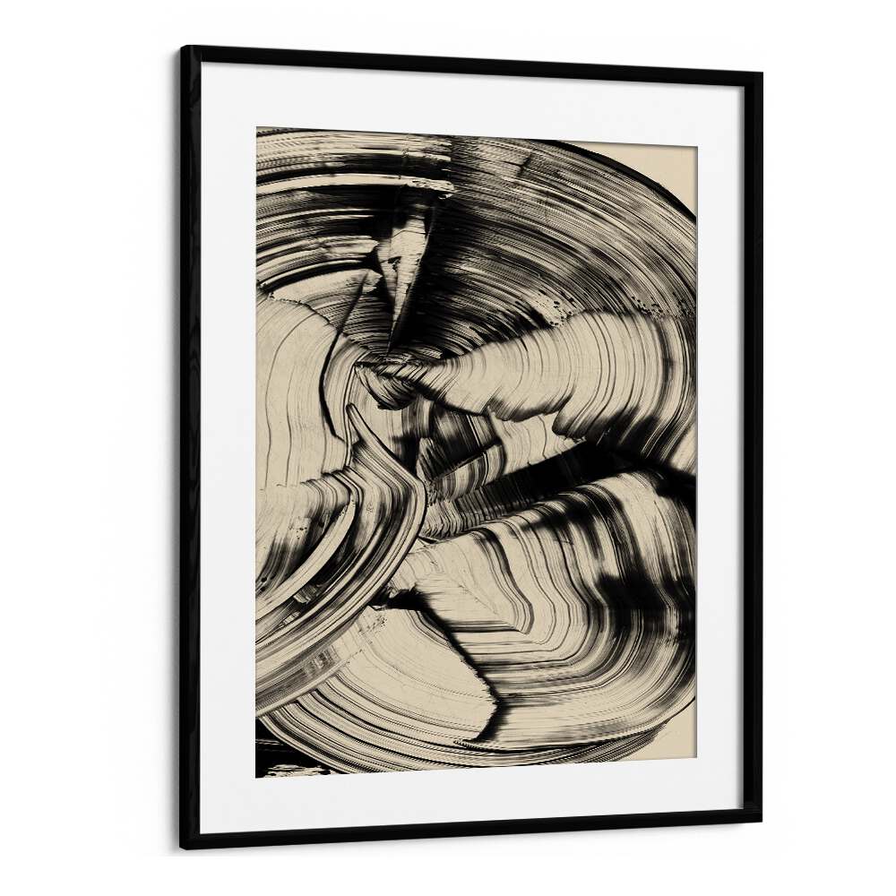 Tornado By Dan Hobday Abstract Art Abstract Paintings in Black Frame With Mount