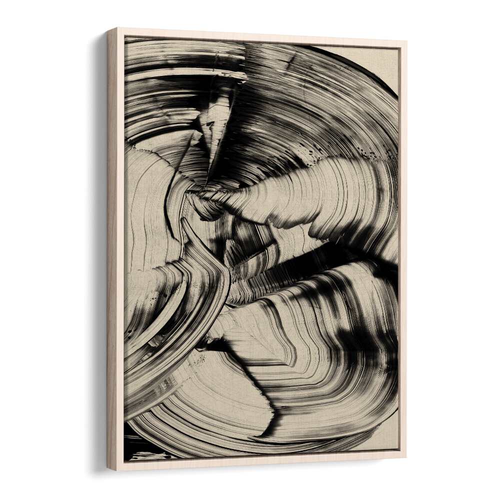 Tornado By Dan Hobday Abstract Art Abstract Paintings in Oak Wood Floater Frame