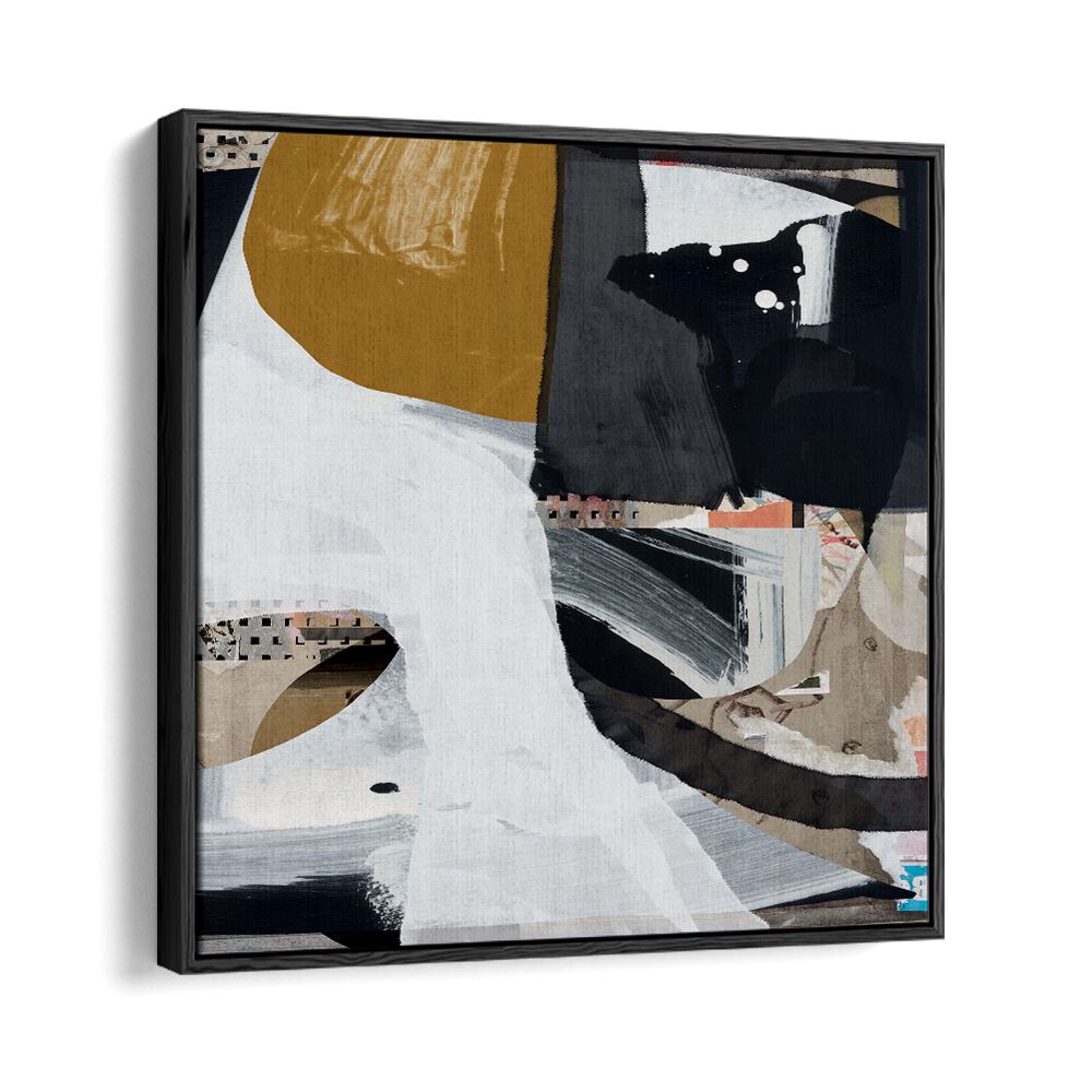 Trading By Dan Hobday Abstract Art Abstract Paintings in Black Floater Frame