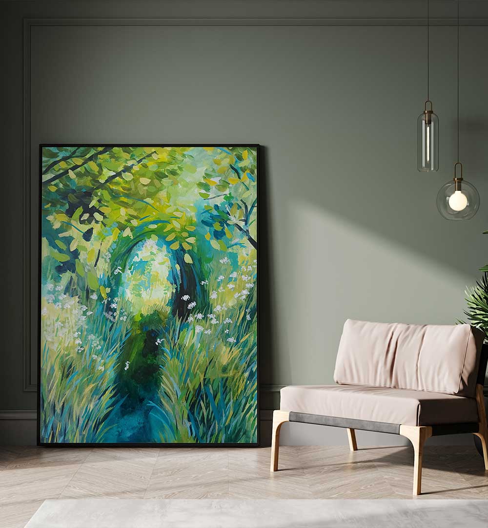 TRANSITION , FLORAL FLOWER PAINTINGS