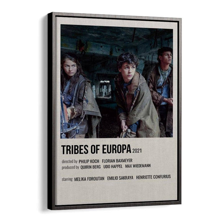 Tribes Of Europa 2021 Movie Posters in Black Floater Frame