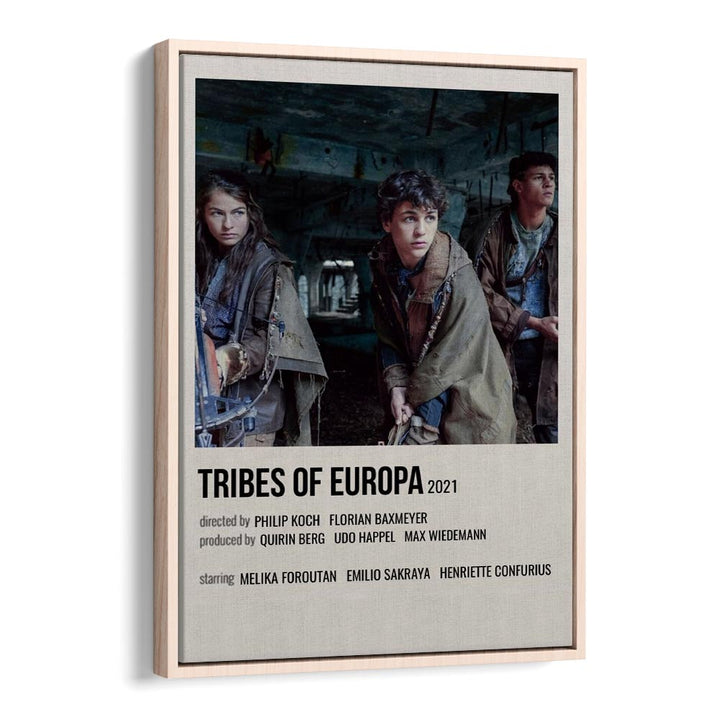 Tribes Of Europa 2021 Movie Posters in Oak Wood Floater Frame