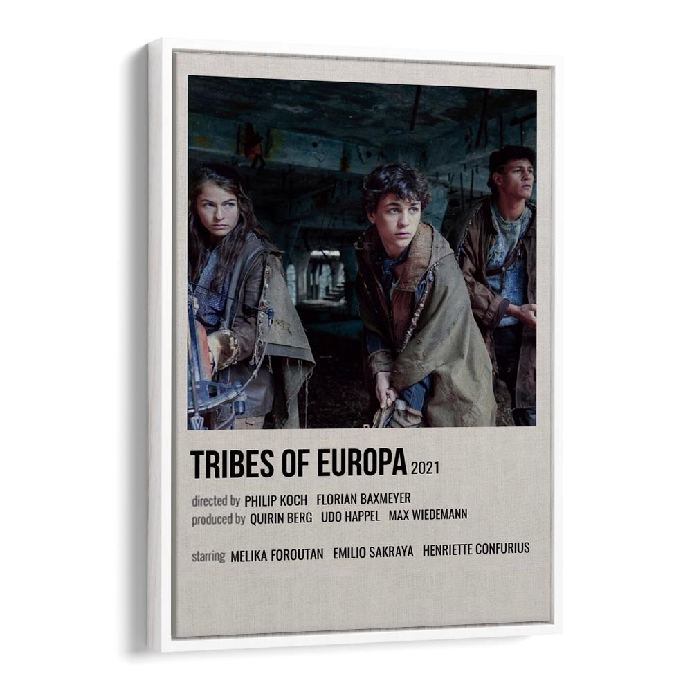 Tribes Of Europa 2021 Movie Posters in White Floater Frame