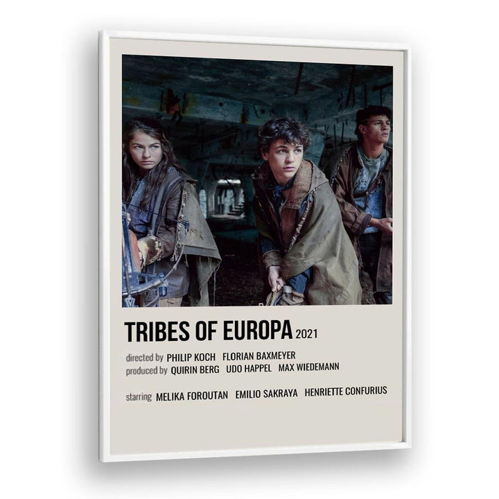 Tribes Of Europa 2021 Movie Posters in White Plain Frame