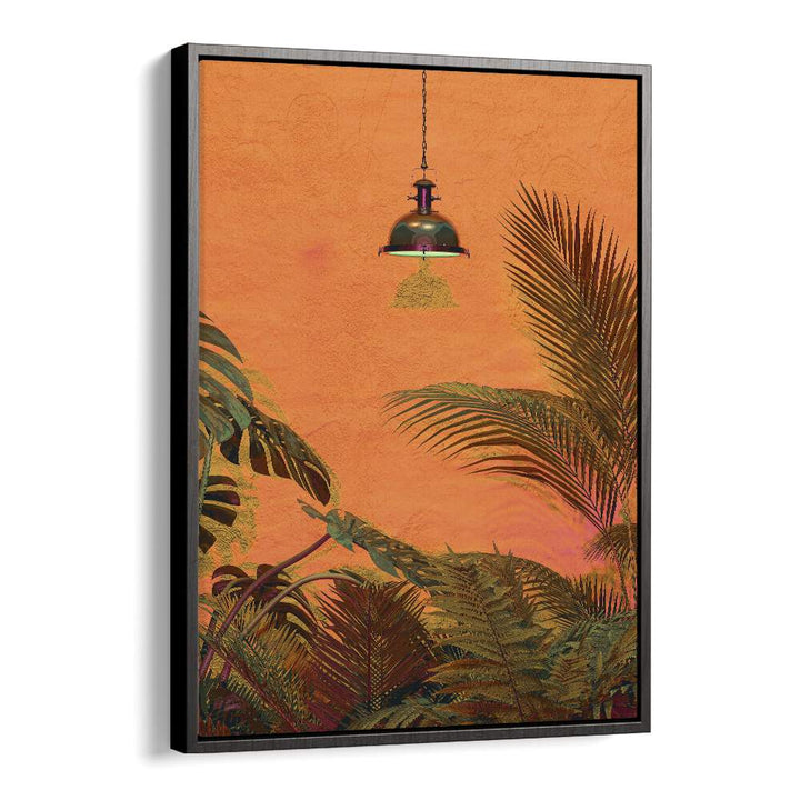 Tropical Wall By Cosmo Zach Surreal Art Prints Surrealism in Black Floater Frame