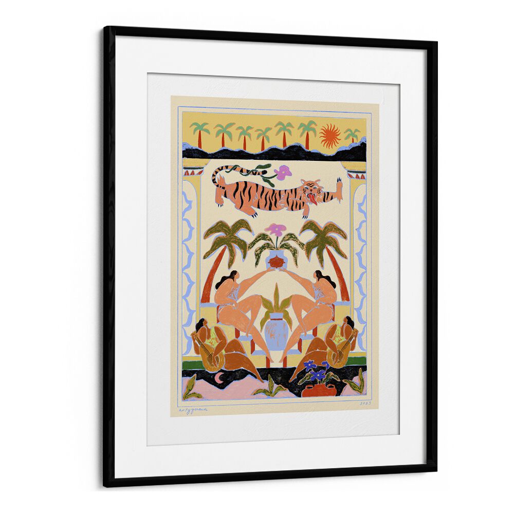 Vibrant TROPICANA, PORTRAITS wall art by Arty Guava featuring colorful illustrations and tropical motifs.