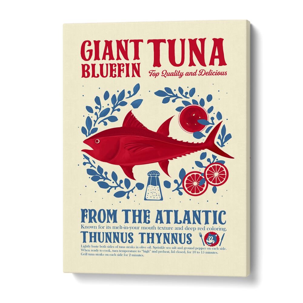 Tuna Kitchen Print by Studio Mandariini Kitchen Posters Kitchen Art Prints in Gallery Wrap