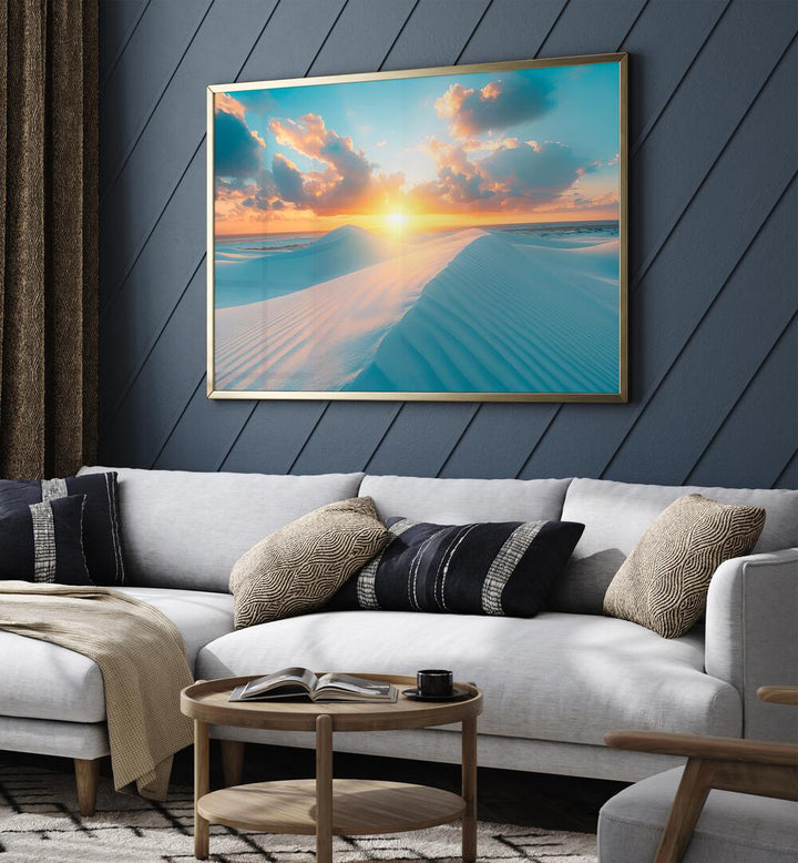 TURQUOISE DUNES SUNSET ,   , BEACH PAINTINGS