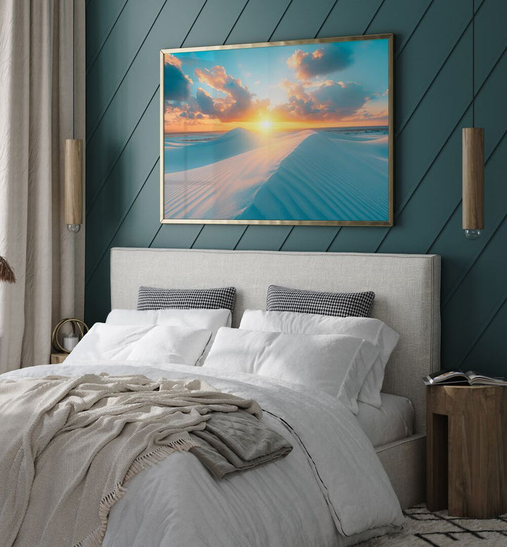 TURQUOISE DUNES SUNSET ,   , BEACH PAINTINGS