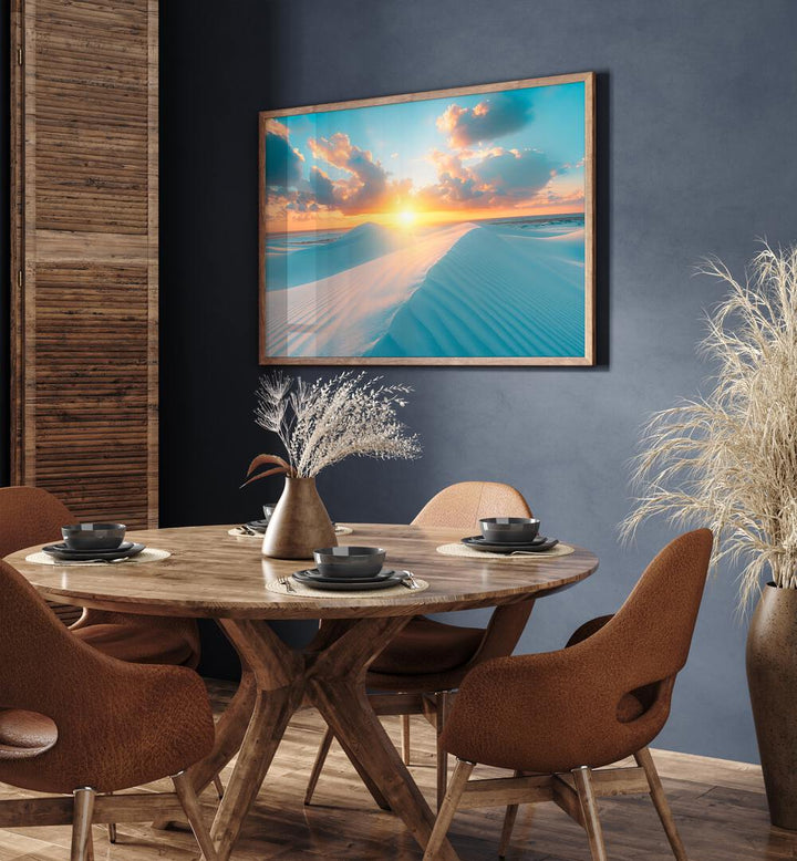 TURQUOISE DUNES SUNSET ,   , BEACH PAINTINGS