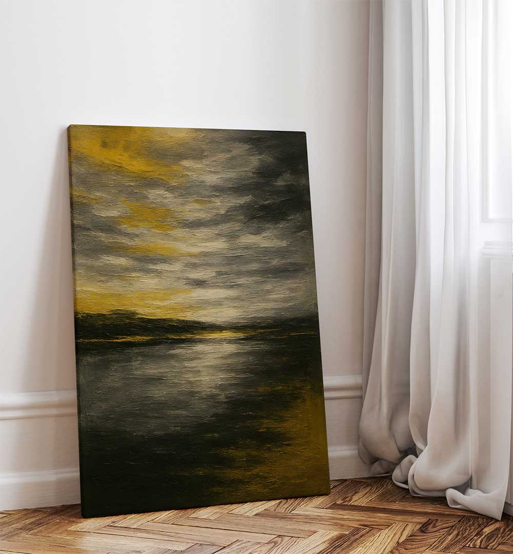 TWILIGHT DRIFT , EXPRESSIONISM PAINTINGS