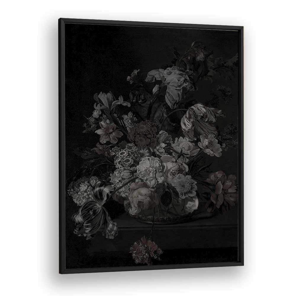 Twilight's Trellis Gothic Wall Art Prints in Black Plain Frame