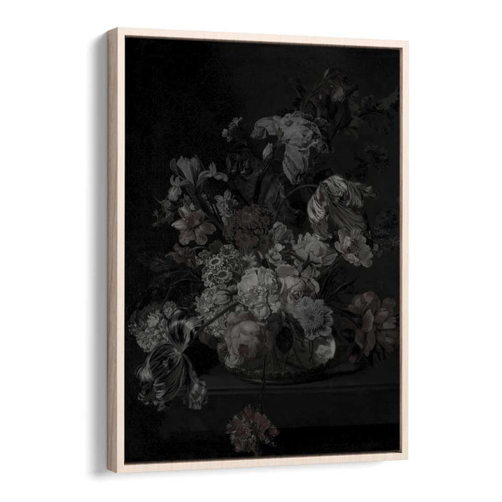 Twilight's Trellis Gothic Wall Art Prints in Oak Wood Floater Frame