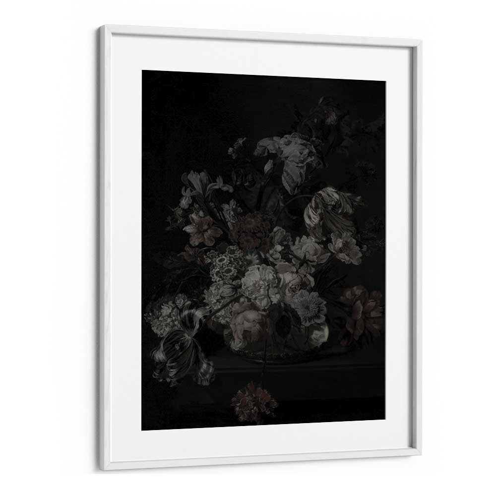 Twilight's Trellis Gothic Wall Art Prints in White Frame With Mount